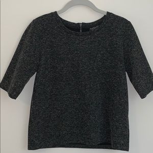 Dark gray top